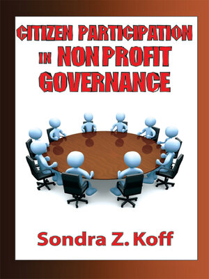 cover image of Citizen Participation in Non-profit Governance